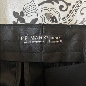 Primark Black Regular Fit Pants